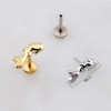 KOI FISH CARP STUD THREADLESS (PUSH IN) 316L SURGICAL STEEL LABRET SET KOI FISH CARP STUD THREADLESS (PUSH IN) 316L SURGICAL STEEL LABRET SET